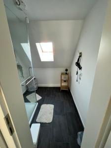 Postel nebo postele na pokoji v ubytování Ferienhaus Cassel