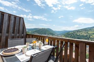 Widok na góry z tego apartamentu