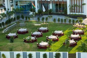 Novotel Chennai Sipcot外面的花园