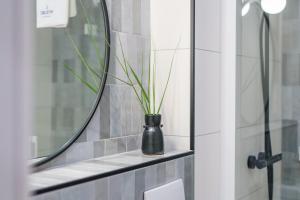 Kúpeľňa v ubytovaní Klif Apartamenty Polanki Aqua A414