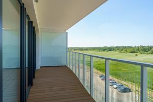 Balkón alebo terasa v ubytovaní Klif Apartamenty Polanki Aqua A414