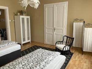 Postel nebo postele na pokoji v ubytování Villa Garden