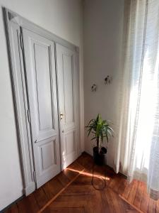 Zona de estar de Elegante e accogliente appartamento a Torino