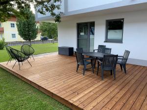Zahrada ubytování Appartement Bär