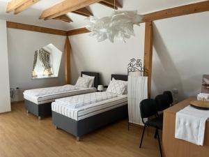 Postel nebo postele na pokoji v ubytování Villa Garden