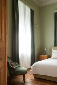 Posteľ alebo postele v izbe v ubytovaní Saray Monumental Luxury Villa Medieval Town, Rhodes