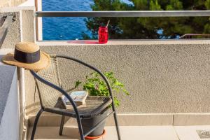 Balkón nebo terasa v ubytování Adris apartments