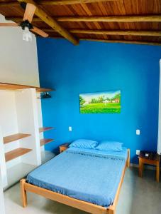 Katil atau katil-katil dalam bilik di Casa 1 Amarela, Condominio VilaZion, Arraial D'Ajuda centro