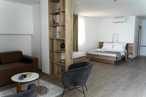 Postel nebo postele na pokoji v ubytování Wave Montenegro