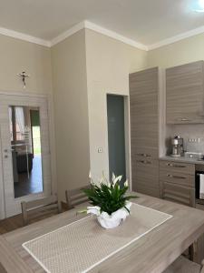 A kitchen or kitchenette at Casa vacanze l’orchidea