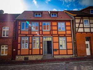 Das Gebäude in dem sich die Ferienwohnung befindet