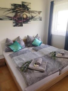 Posteľ alebo postele v izbe v ubytovaní Ferienwohnung Andrejcic