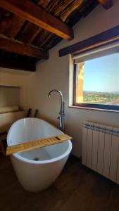 Kúpeľňa v ubytovaní masia riu dels arbres