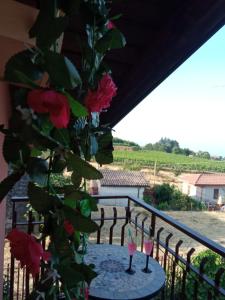 A balcony or terrace at Petite Maison dell'Etna