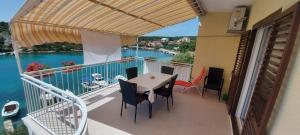 Balkón nebo terasa v ubytování Apartment Grubišić