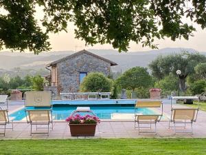 Bazén v ubytování Le case di Lisetta Holiday homes nebo v jeho okolí