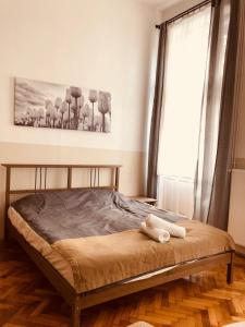 Posteľ alebo postele v izbe v ubytovaní Downtown Apartment + 3 fotografie