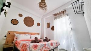 Postel nebo postele na pokoji v ubytování Big Room Happy Alicante