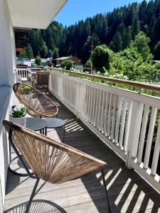 Balkon lub taras w obiekcie Haigis Lodge