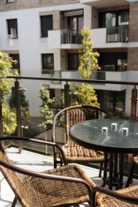 Balkón alebo terasa v ubytovaní A 210, apartments in the heart of Budapest