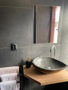 Koupelna v ubytování FiftyShades Apartmán s vířivkou + 8 fotografií