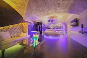 Posezení v ubytování Cleros Sky Lounge