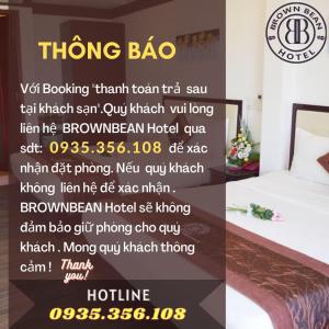 a poster for a hong bao hotel at Brown Bean 2 Hotel in Danang