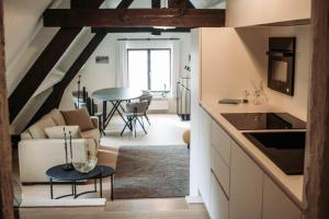Kuchyň nebo kuchyňský kout v ubytování Guesthouse Ter Linden