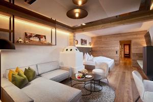 Istumisnurk majutusasutuses Relais&Châteaux Spa-Hotel Jagdhof