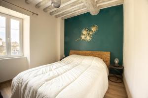 Katil atau katil-katil dalam bilik di Maison de la Mer - A Lagrune-sur-Mer