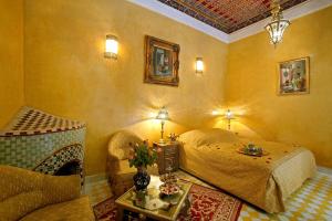 Posezení v ubytování Riad & Spa Esprit Du Maroc