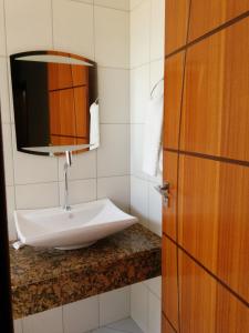 Koupelna v ubytování Conquista Palace Hotel