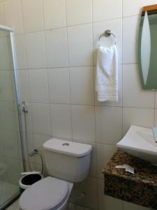 Koupelna v ubytování Conquista Palace Hotel