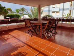 Balkon lub taras w obiekcie CHALET VILLA Los HIPOCAMPOS