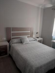 Posteľ alebo postele v izbe v ubytovaní Precioso piso 3 dormitorios, aire acondicionado Jerez de la Frontera