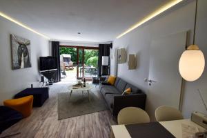 Posezení v ubytování Ferienwohnung Gorch-Fock Scharbeutz