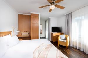 Precise Resort Rügen Apartments & SPLASH Erlebniswelt客房内的一张或多张床位