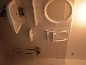 Kylpyhuone majoituspaikassa Dimitra Hotel