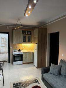 Η κουζίνα ή μικρή κουζίνα στο Diamantoula Apartment