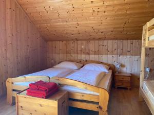Postel nebo postele na pokoji v ubytování Bauernhof Plachl