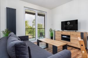 Telewizja i/lub zestaw kina domowego w obiekcie Jantar Apartamenty- Wyspa Solna