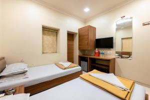Postel nebo postele na pokoji v ubytování Hotel Balwas