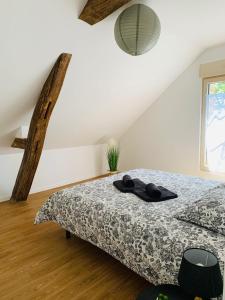 Posteľ alebo postele v izbe v ubytovaní Centre ville (2): superbe appartement climatisé