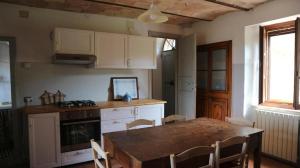 Kuchyň nebo kuchyňský kout v ubytování Agriturismo Portoreschi