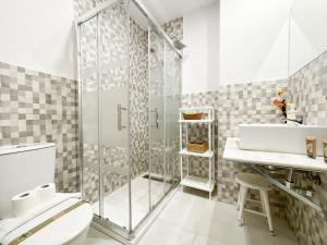 Kúpeľňa v ubytovaní San Marcos Apartamentos