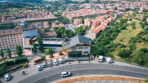 Nespecifikovaný výhled na destinaci Berga nebo výhled na město při pohledu z hotelu