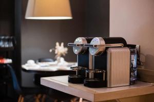 Coffee and tea making facilities at Hotel Well and Come Barcelona