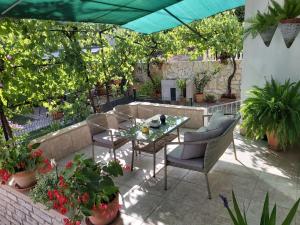 Zahrada ubytování Apartments Toni