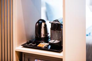 Coffee and tea making facilities at Hotel Well and Come Barcelona
