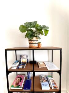 La biblioteca de la casa de vacaciones